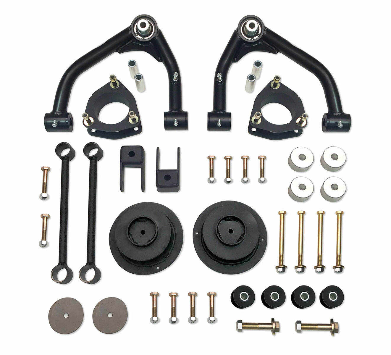 Tuff Country 14166 4" Uni-Ball Lift Kit by (fits models w/aluminum factory upper control arms or two piece stamped steel) (No Shocks) 4x4 for Chevy Suburban 1500 2014-2018 Tuff Country 14166 4" Uni-Ball Lift Kit by (fits models w/aluminum factory upper control arms or two piece stamped steel) (No Shocks) 4x4 for Chevy Suburban 1500 2014-2018