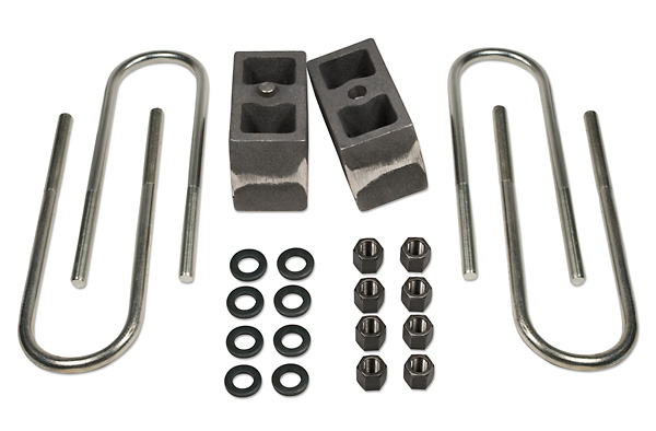 Tuff Country 97057 4" Rear Block & U-Bolt Kit - Tapered 4wd for Ford Excursion 2000-2005 Tuff Country 97057 4" Rear Block & U-Bolt Kit - Tapered 4wd for Ford Excursion 2000-2005