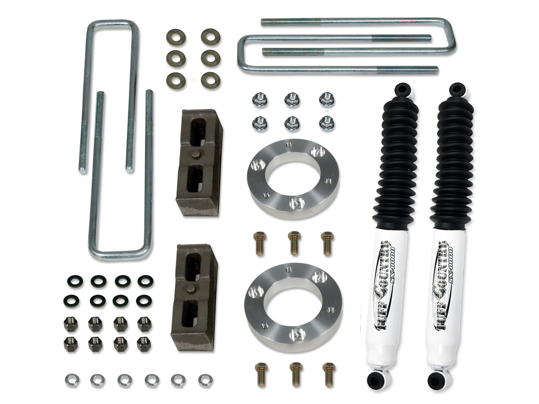 Tuff Country 12030 2" Lift Kit (w/Rear lift blocks) with No Shocks 4x4 for Chevy Silverado 1500 2007-2018 Tuff Country 12030 2" Lift Kit (w/Rear lift blocks) with No Shocks 4x4 for Chevy Silverado 1500 2007-2018