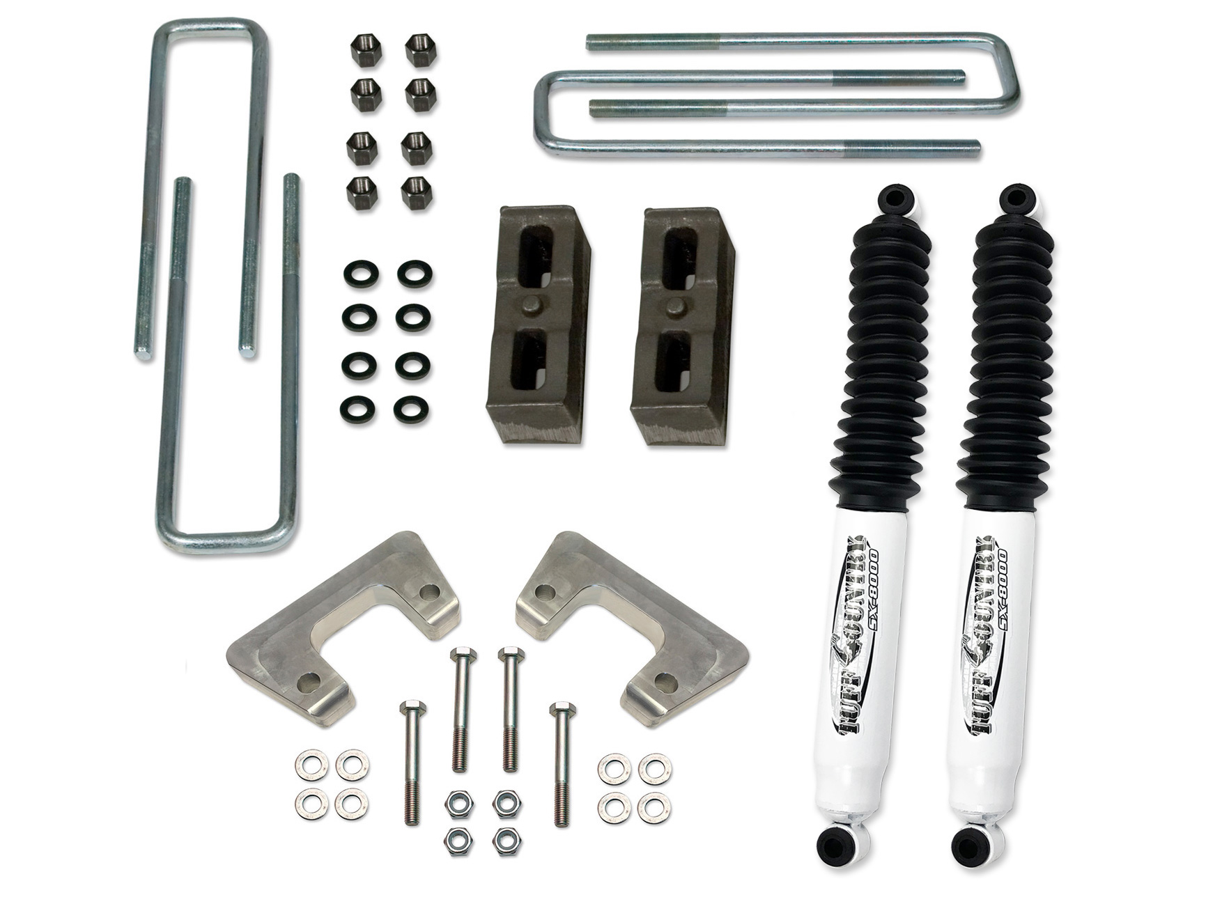 Tuff Country 12031 2" EZ-Install Lift Kit (w/Rear lift blocks) with No Shocks 4x4 for GMC Sierra 1500 2007-2018 Tuff Country 12031 2" EZ-Install Lift Kit (w/Rear lift blocks) with No Shocks 4x4 for GMC Sierra 1500 2007-2018