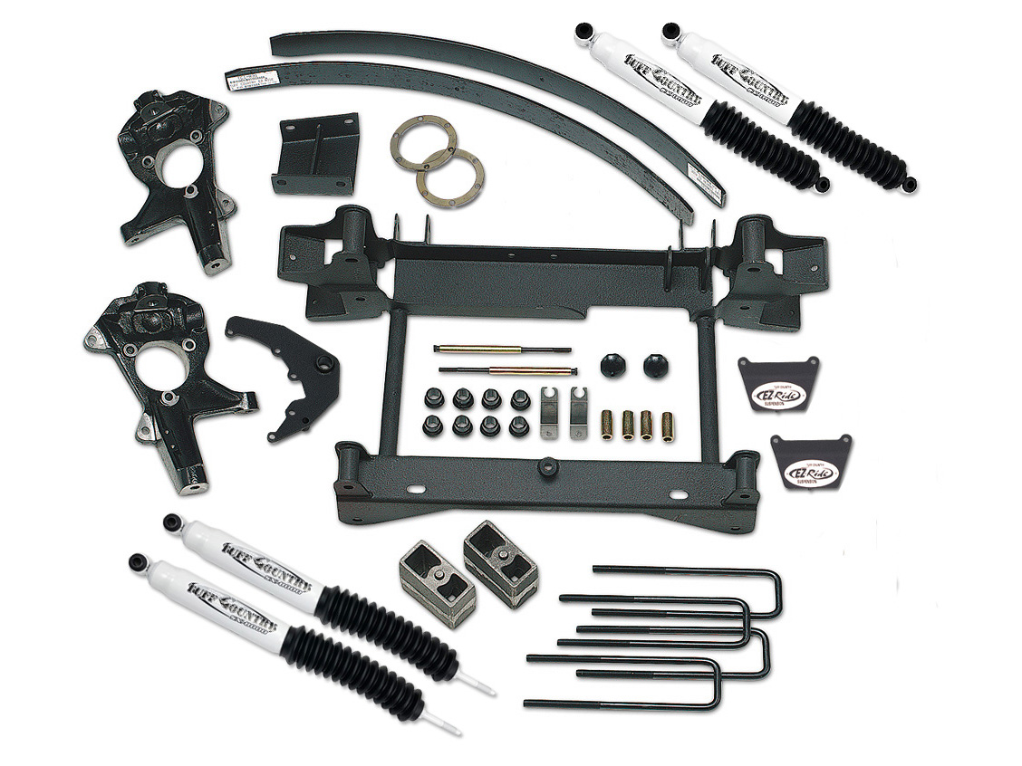 Tuff Country 14955 4" Lift Kit (w/one-piece sub frame) with No Shocks 4x4 for Chevy Silverado 1500 1999-2005 Tuff Country 14955 4" Lift Kit (w/one-piece sub frame) with No Shocks 4x4 for Chevy Silverado 1500 1999-2005