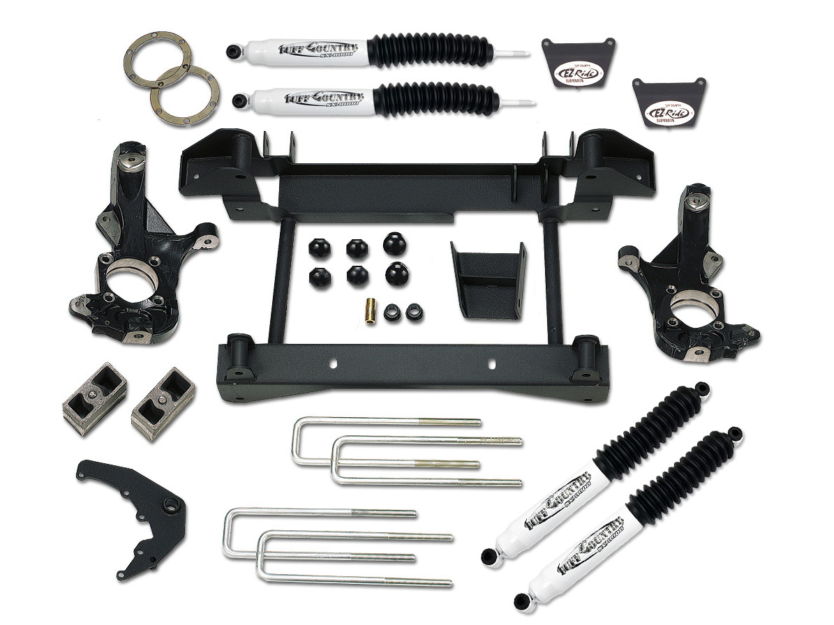 Tuff Country 14958 4" Lift Kit (w/one-piece sub frame) with No Shocks 4x4 for Chevy Silverado 1500HD 2001-2006 Tuff Country 14958 4" Lift Kit (w/one-piece sub frame) with No Shocks 4x4 for Chevy Silverado 1500HD 2001-2006