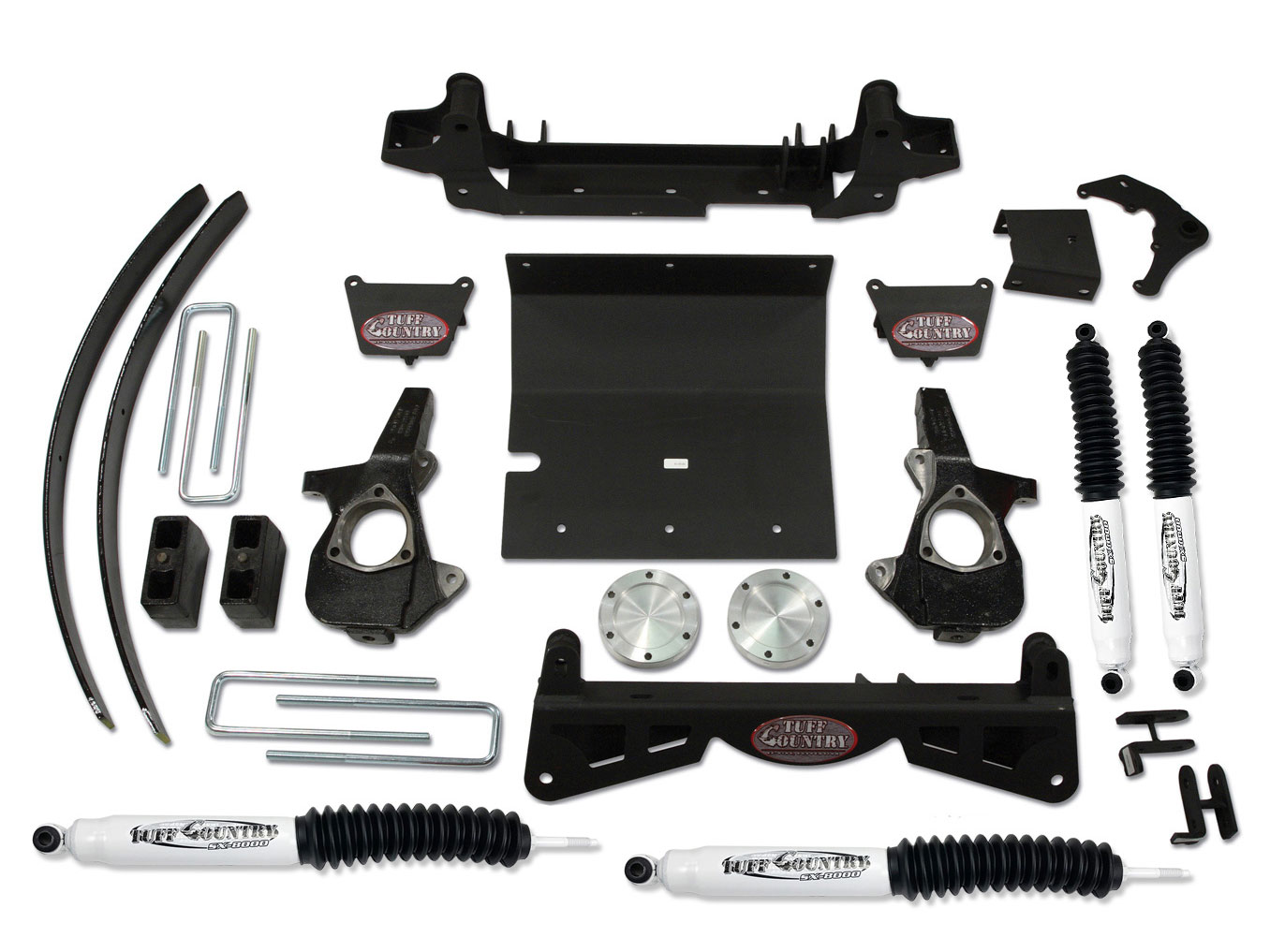 Tuff Country 14960 4" Lift Kit (w/3-piece sub frame) by (w/o factory ride ride shocks) (No Shocks) 4x4 for Chevy Silverado 1500 2006 Tuff Country 14960 4" Lift Kit (w/3-piece sub frame) by (w/o factory ride ride shocks) (No Shocks) 4x4 for Chevy Silverado 1500 2006